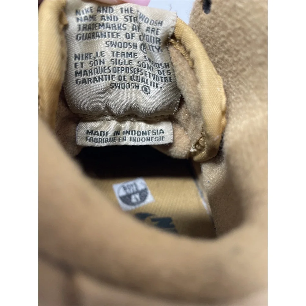 Nike Air Force 1 Fax Wheat Brown Size 4y High Trainer‎ Sneakers 922066-203